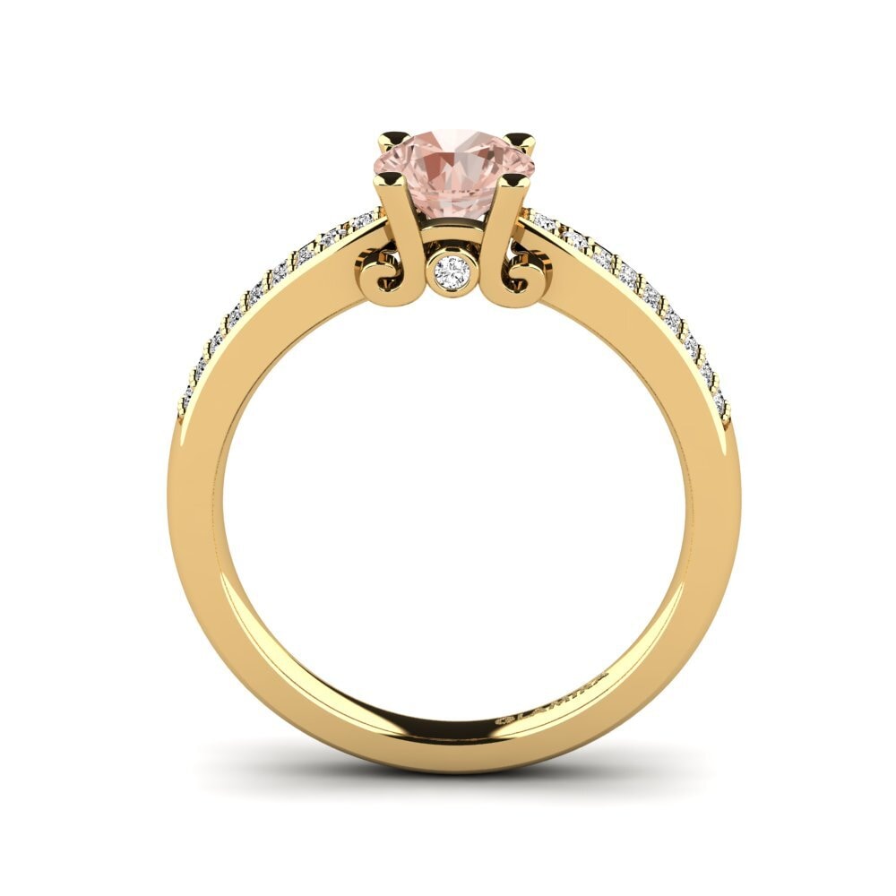 Morganita Anillo de compromiso Donielle 0.8 crt