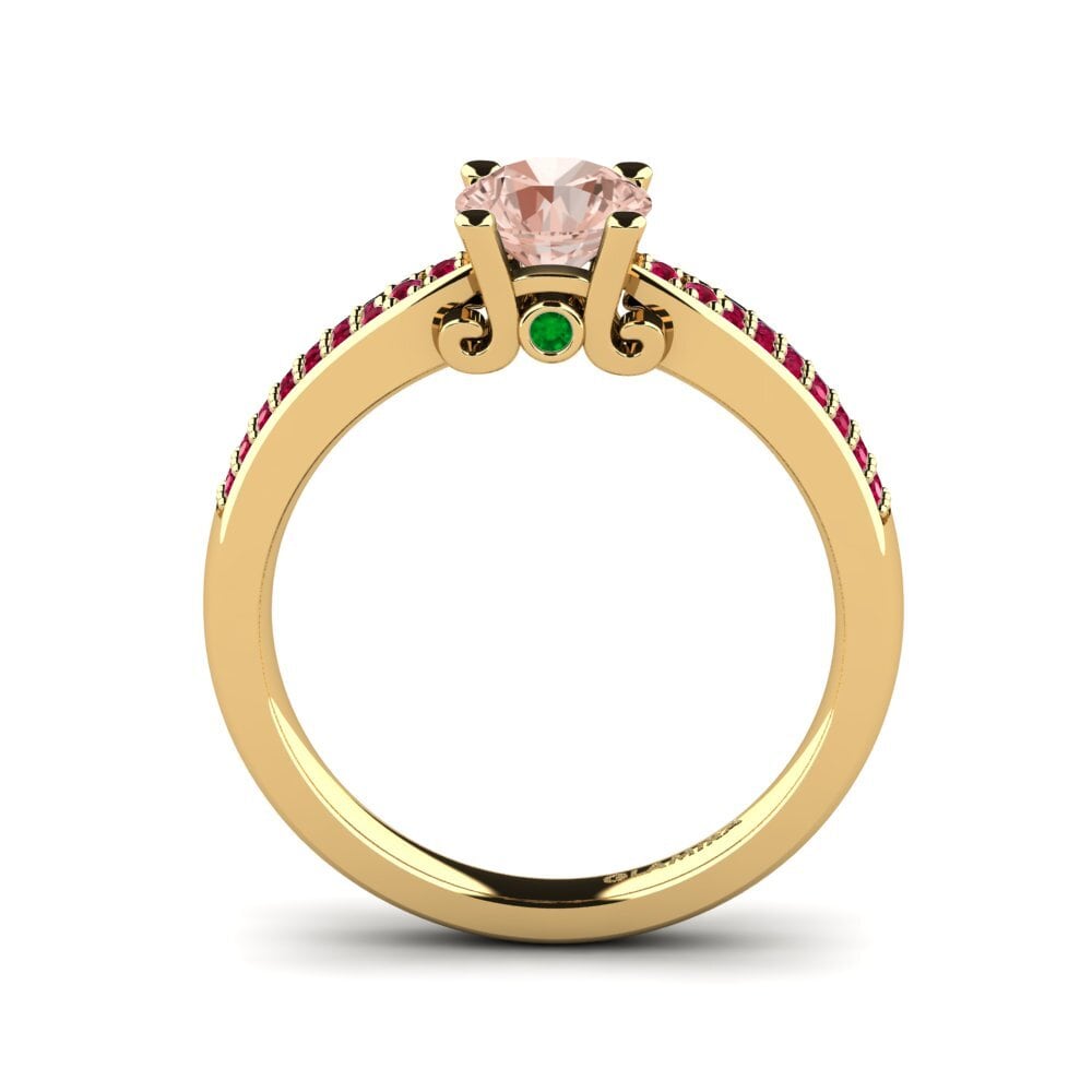 Morganite Engagement Ring Donielle 0.8 crt