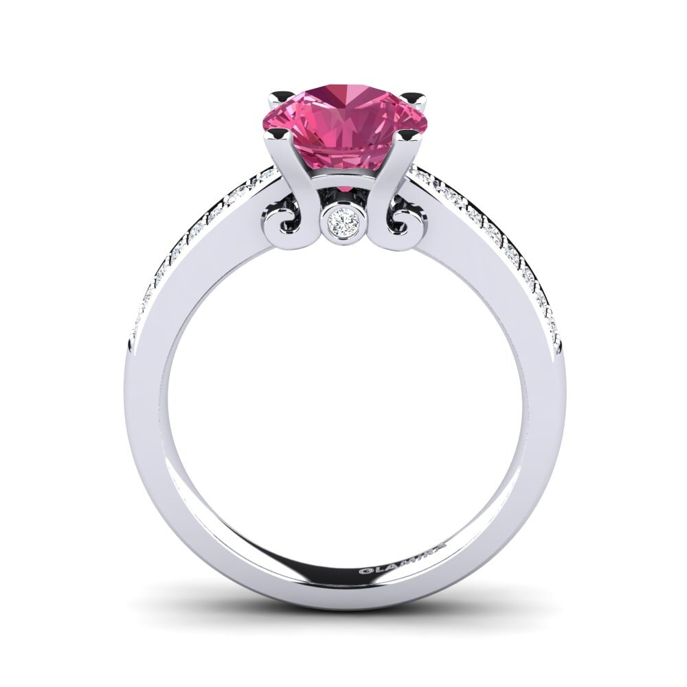 Pink Tourmaline Engagement Ring Donielle 2.0 crt