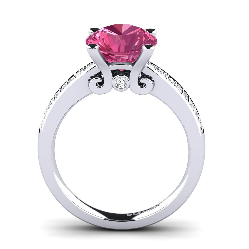 Pink Tourmaline Engagement Ring Donielle 3.0 crt