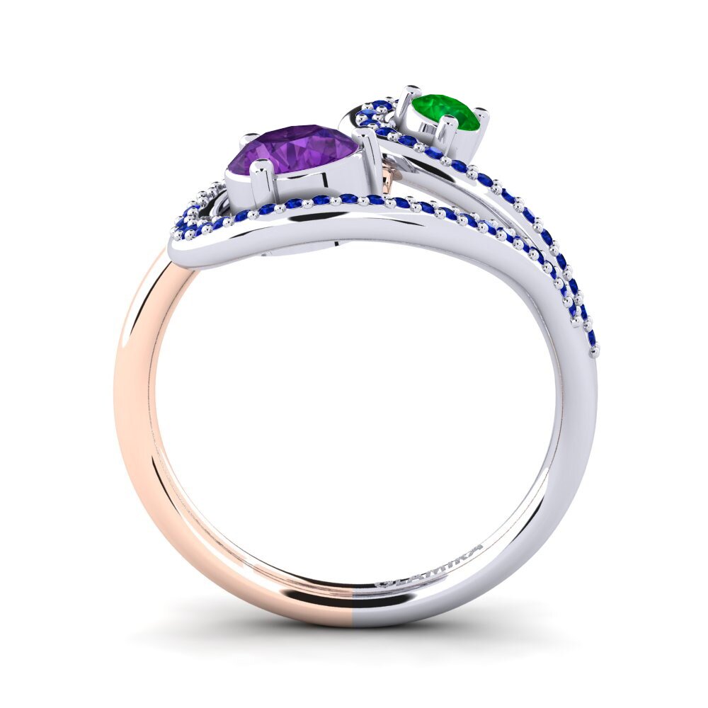14k White & Rose Gold Ring Dorenda