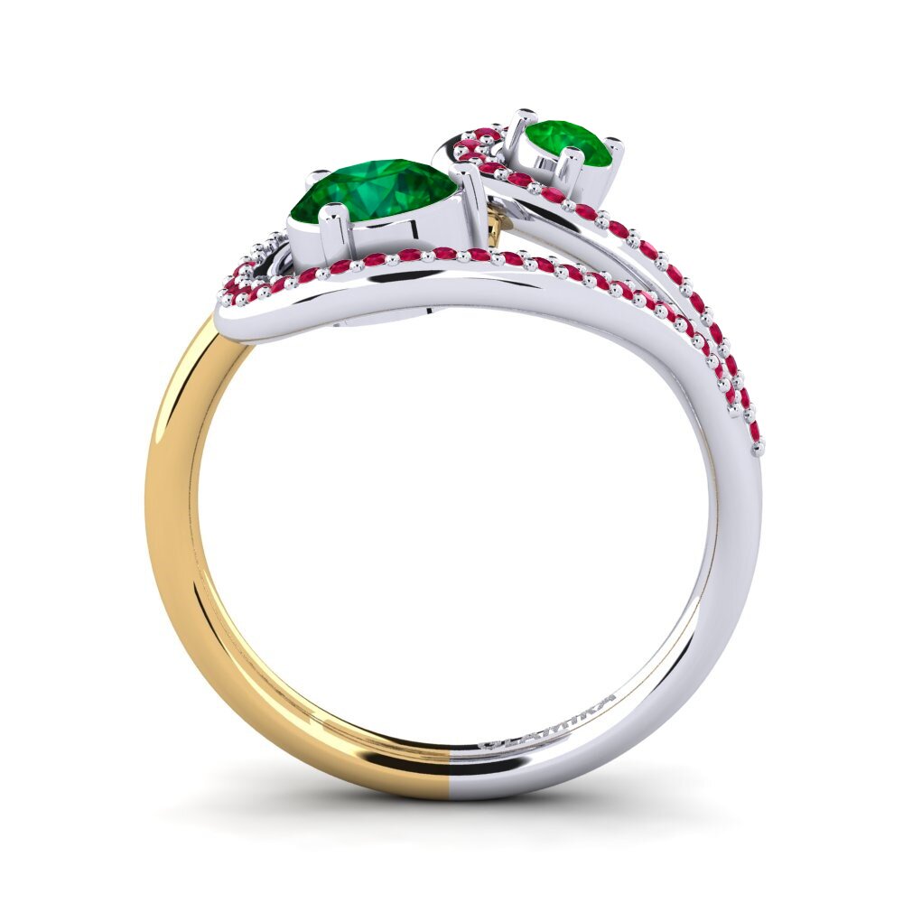 Emerald (Lab Created) Ring Dorenda