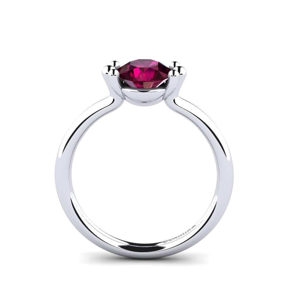 Rhodolite Garnet Engagement Ring Dorotea 1.0 crt