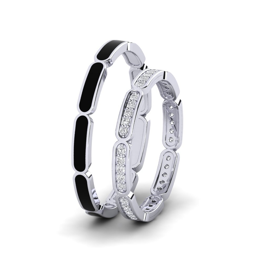 950 Platinum Diamond Ring Dossleyn Set