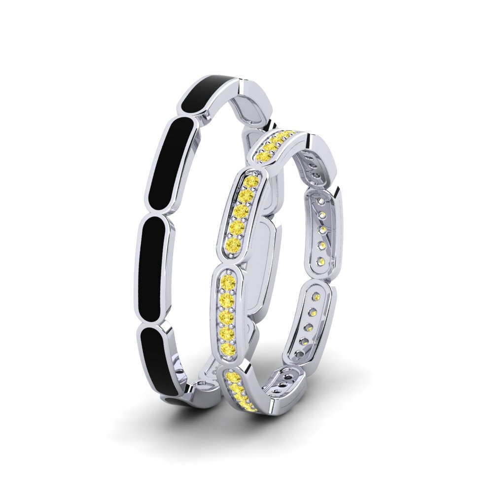 Yellow Sapphire Ring Dossleyn Set