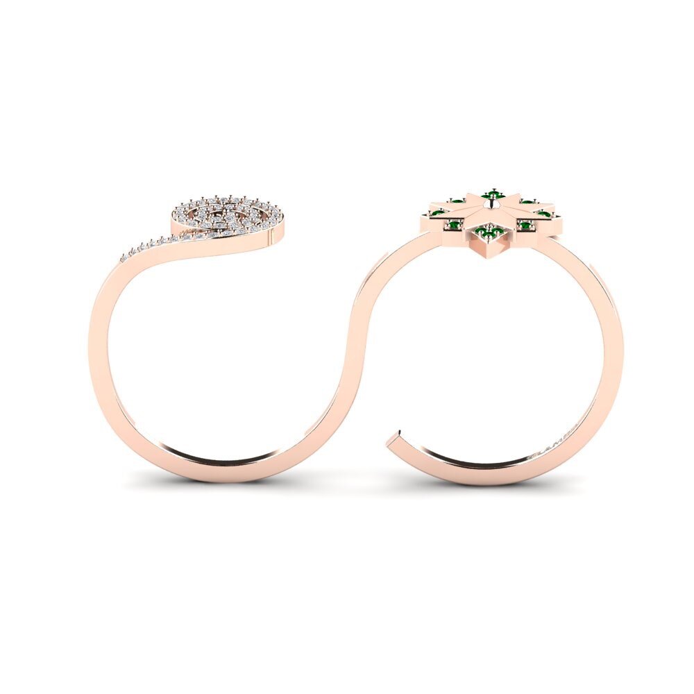 Circonita Verde Anillo Draco