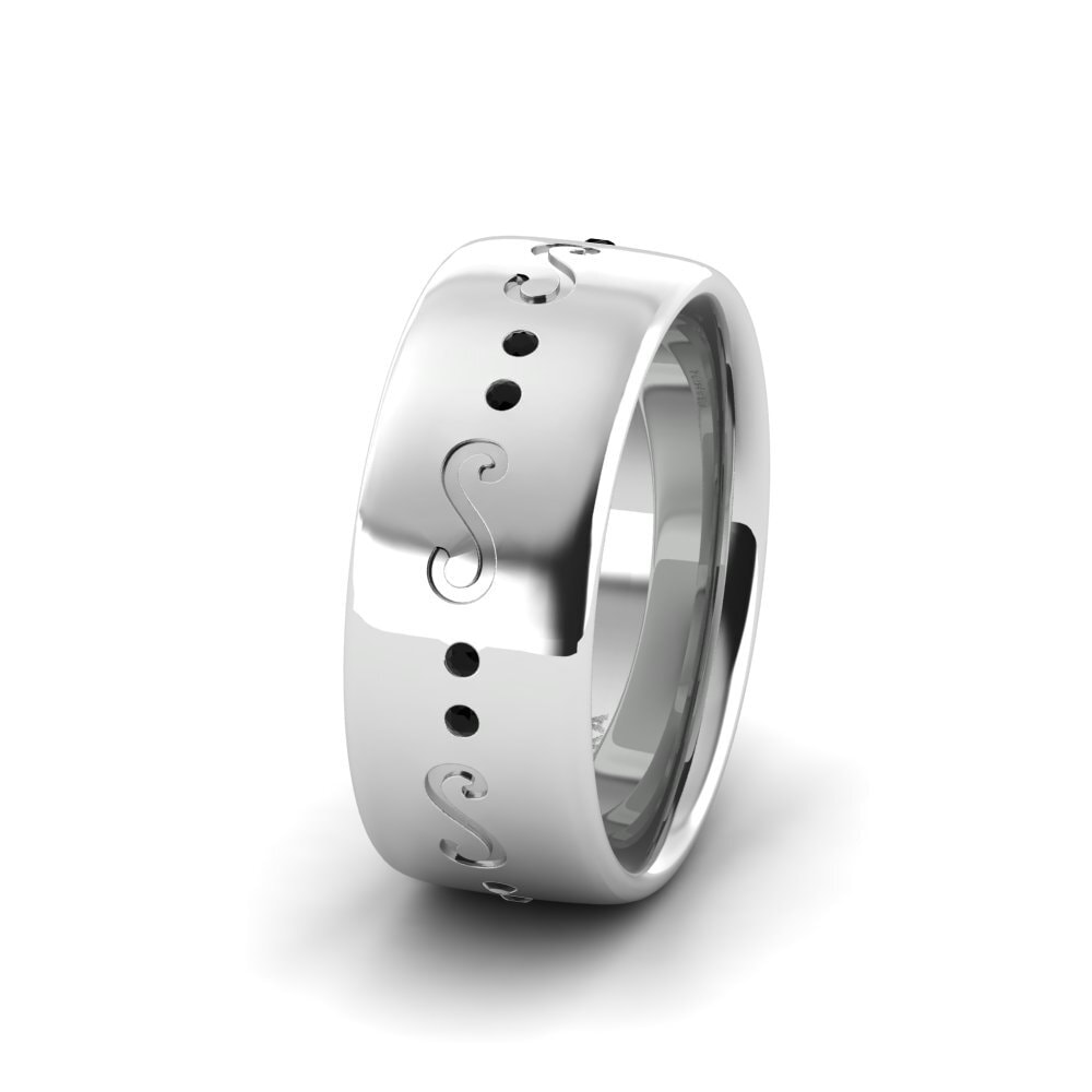 Black Diamond Women's Wedding Ring Dreamy Logic 8.0 mm