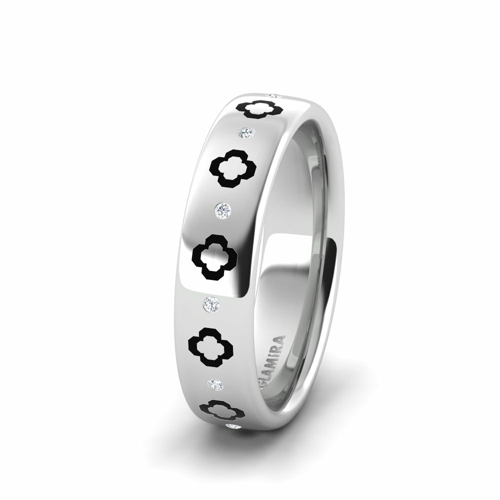 0.066 Carat Women's Wedding Ring Dreamy Shiny 5.0 mm