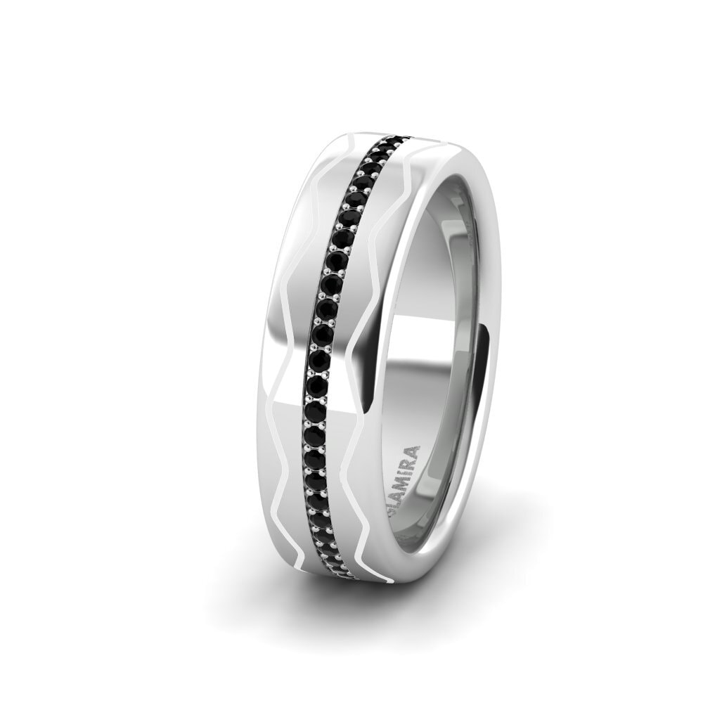 Black Diamond Women's Wedding Ring Dreamy Dawn 6 mm