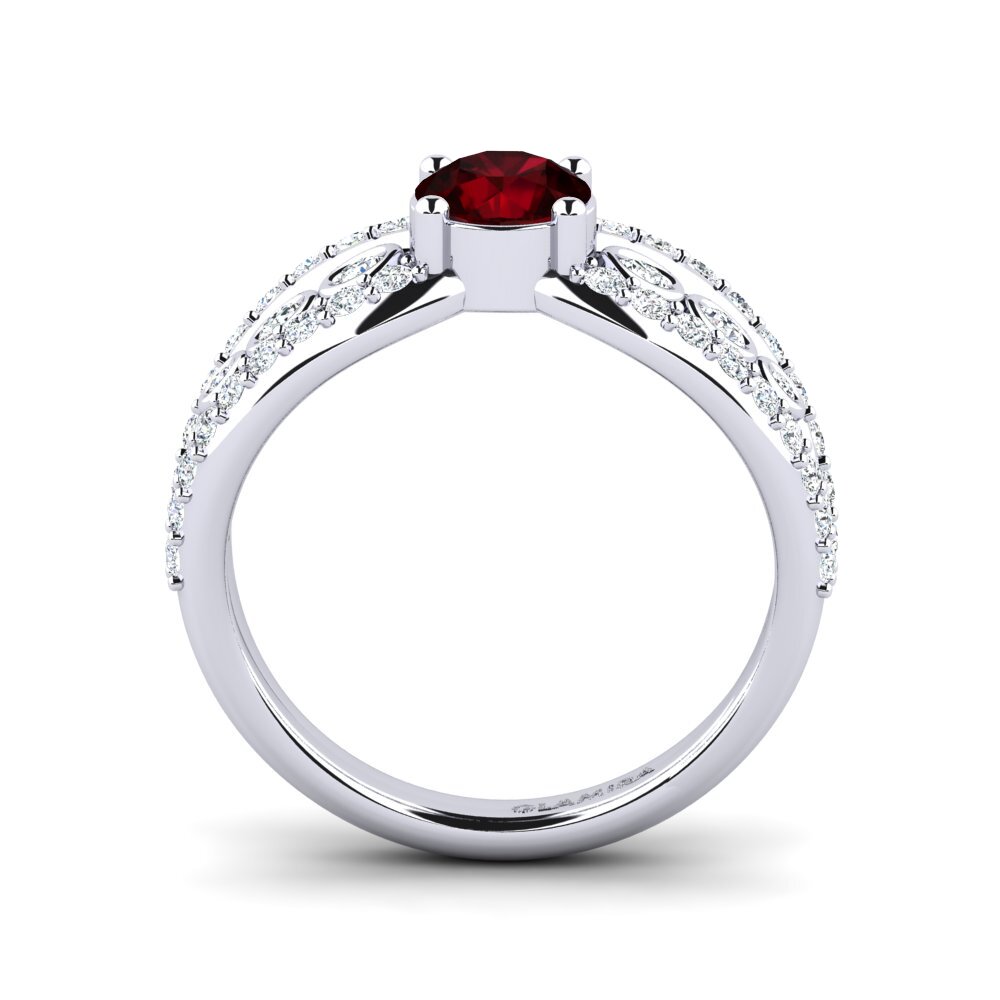 Garnet Women's Ring Ducchn