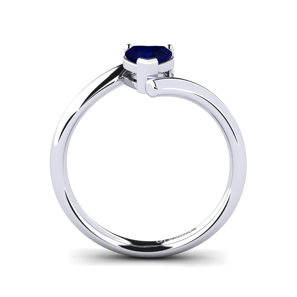 Heart Sapphire Women's Ring Duct