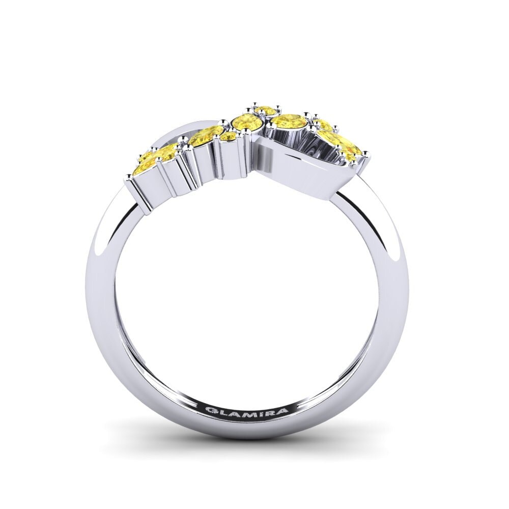 Gelber Saphir Pinker Ring Dulcis