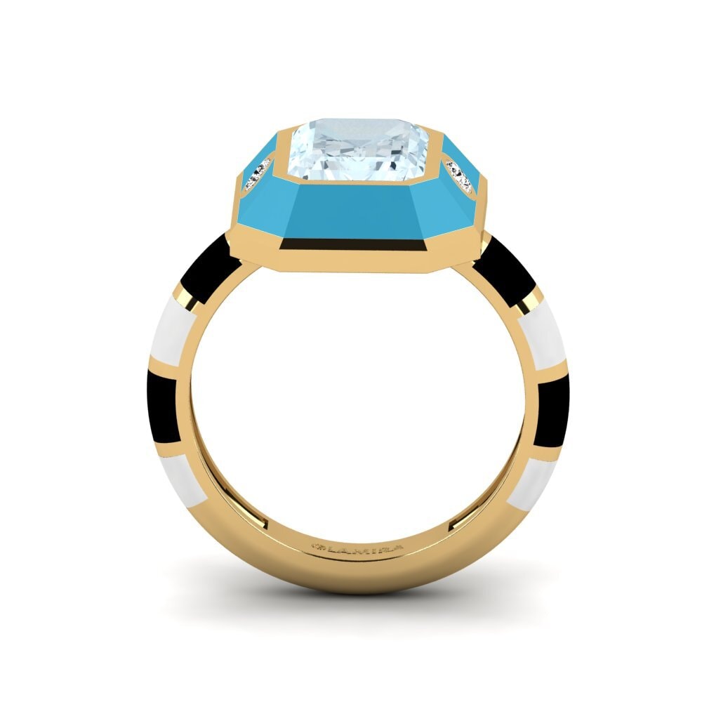 Aquamarin Ring Dusj
