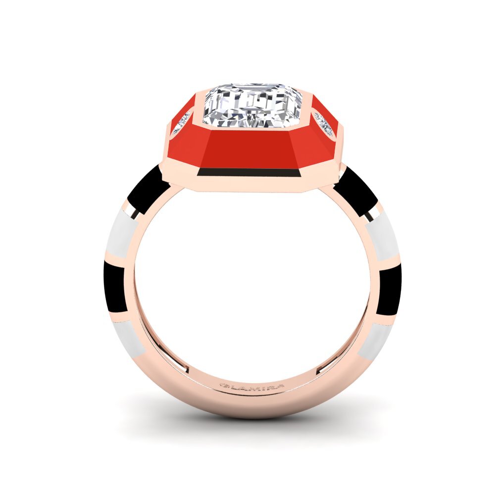 Rotgold 375 Ring Dusj