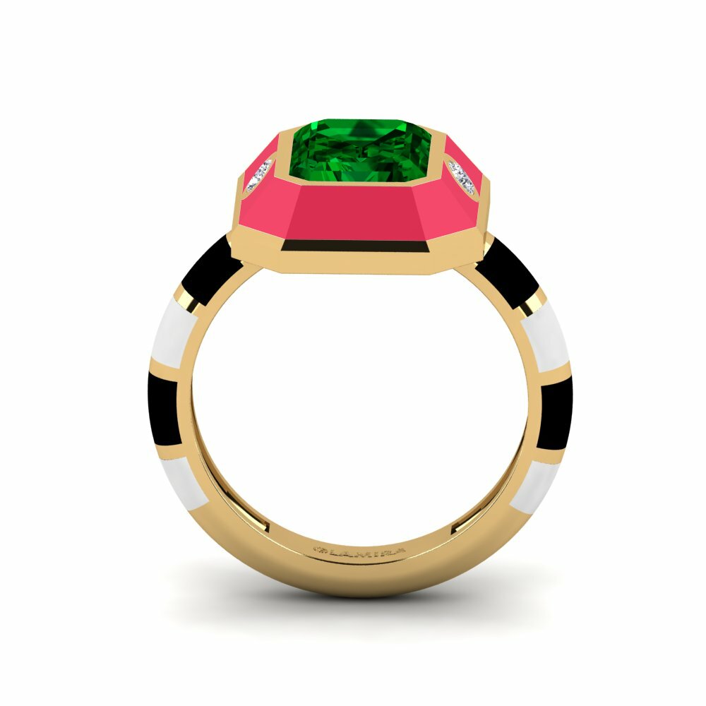 Zircone Vert Bague Dusj
