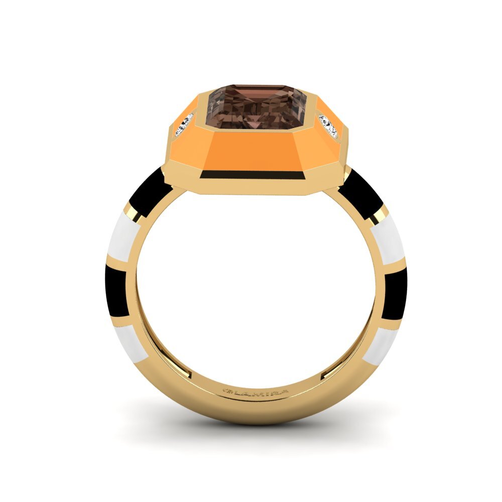Rauchquarz Ring Dusj