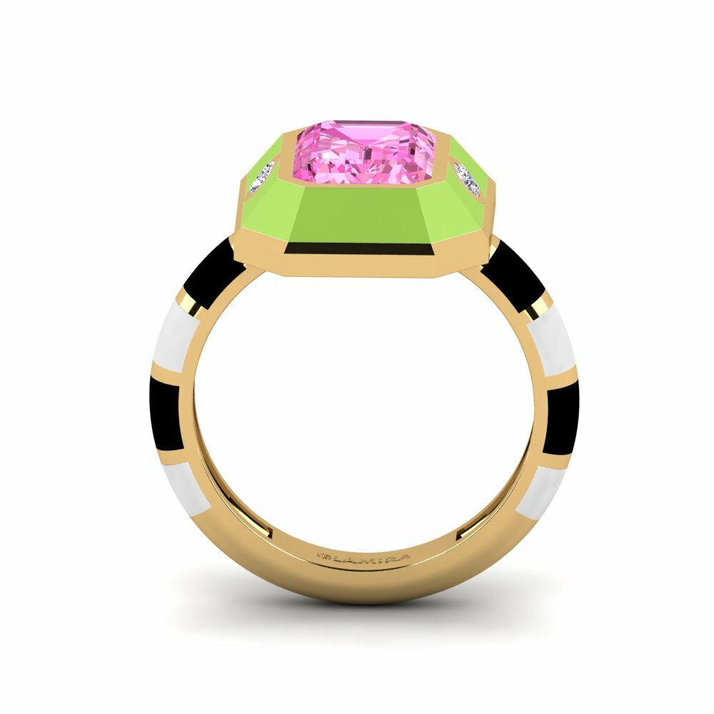 Topaze Rose Bague Dusj