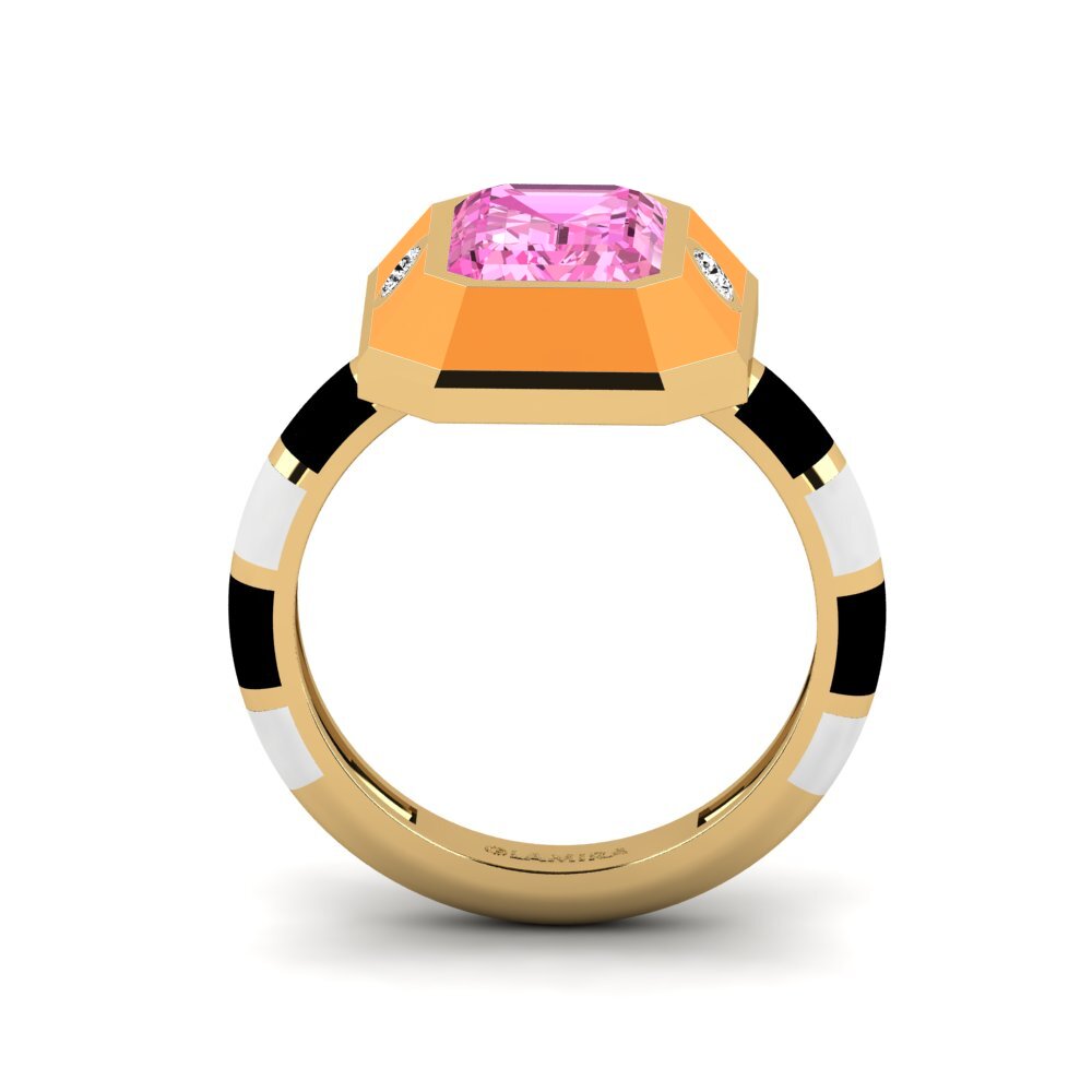 Rosa Topas Ring Dusj