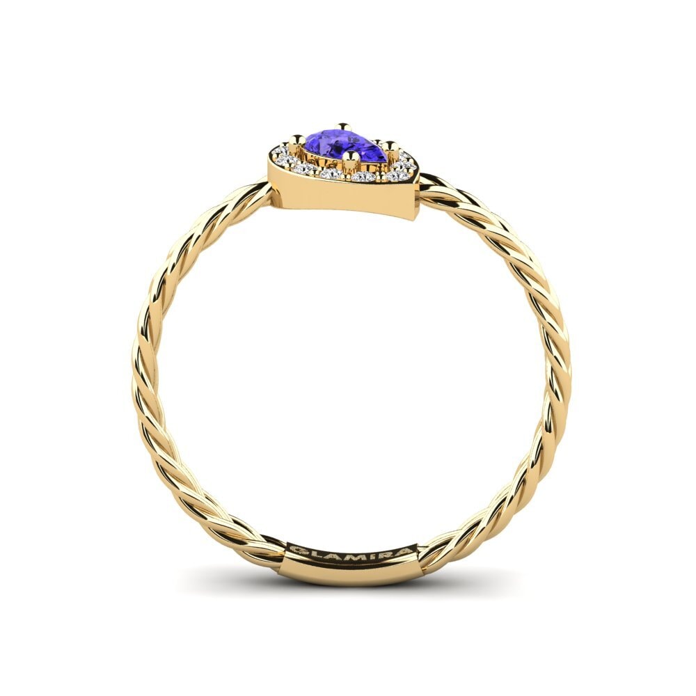 Tanzanite Anel Dychannie