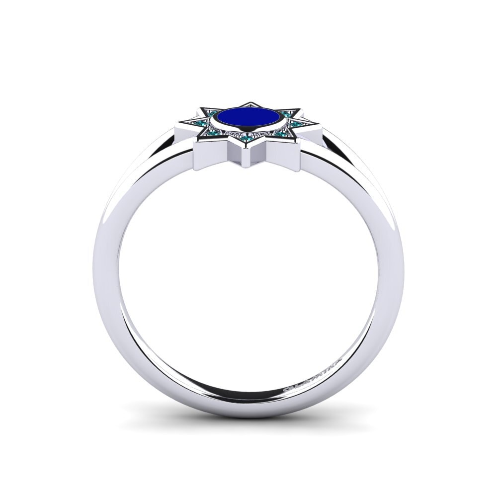 Blauer Diamant Ring Earner