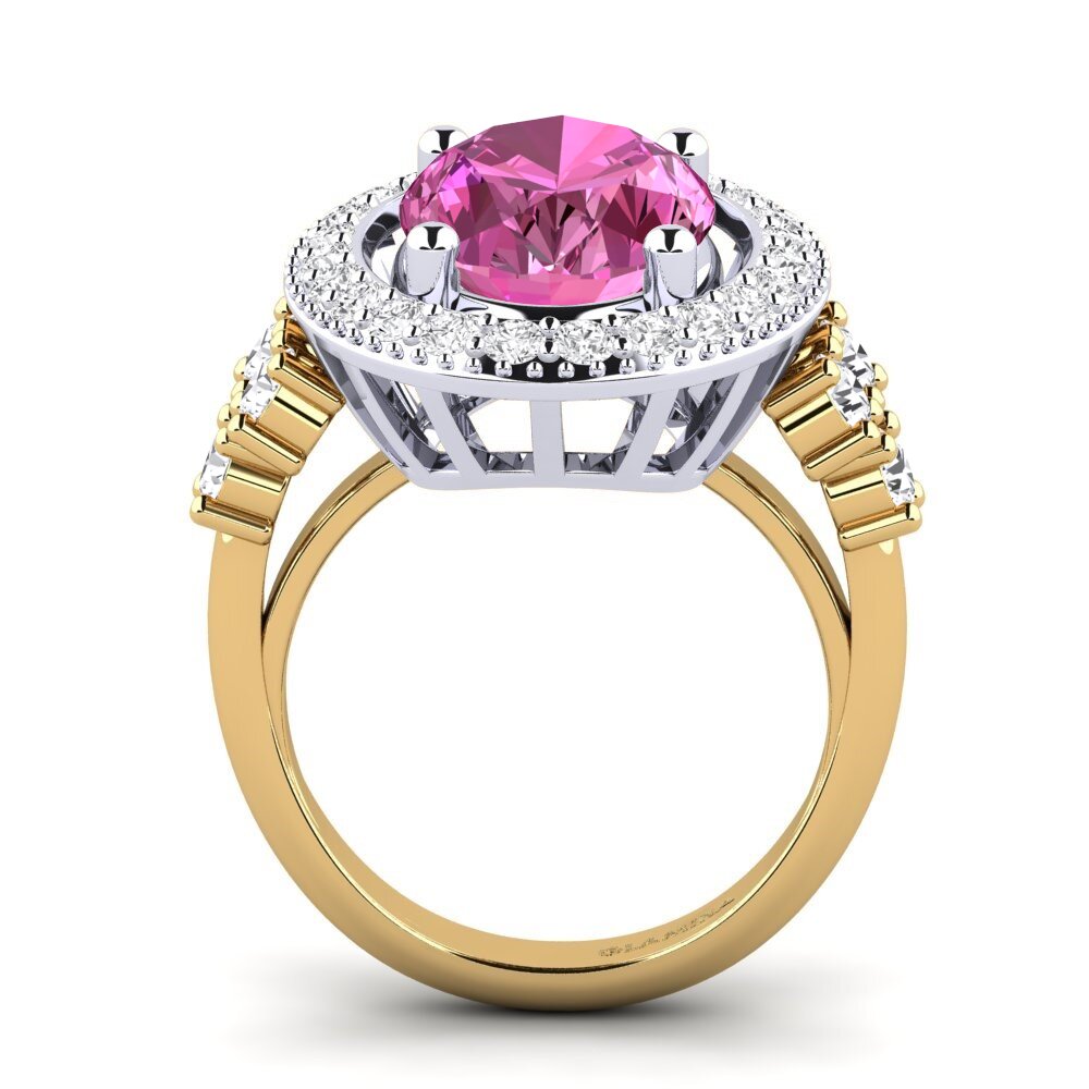 18ct Yellow / White Gold Ring Eboni