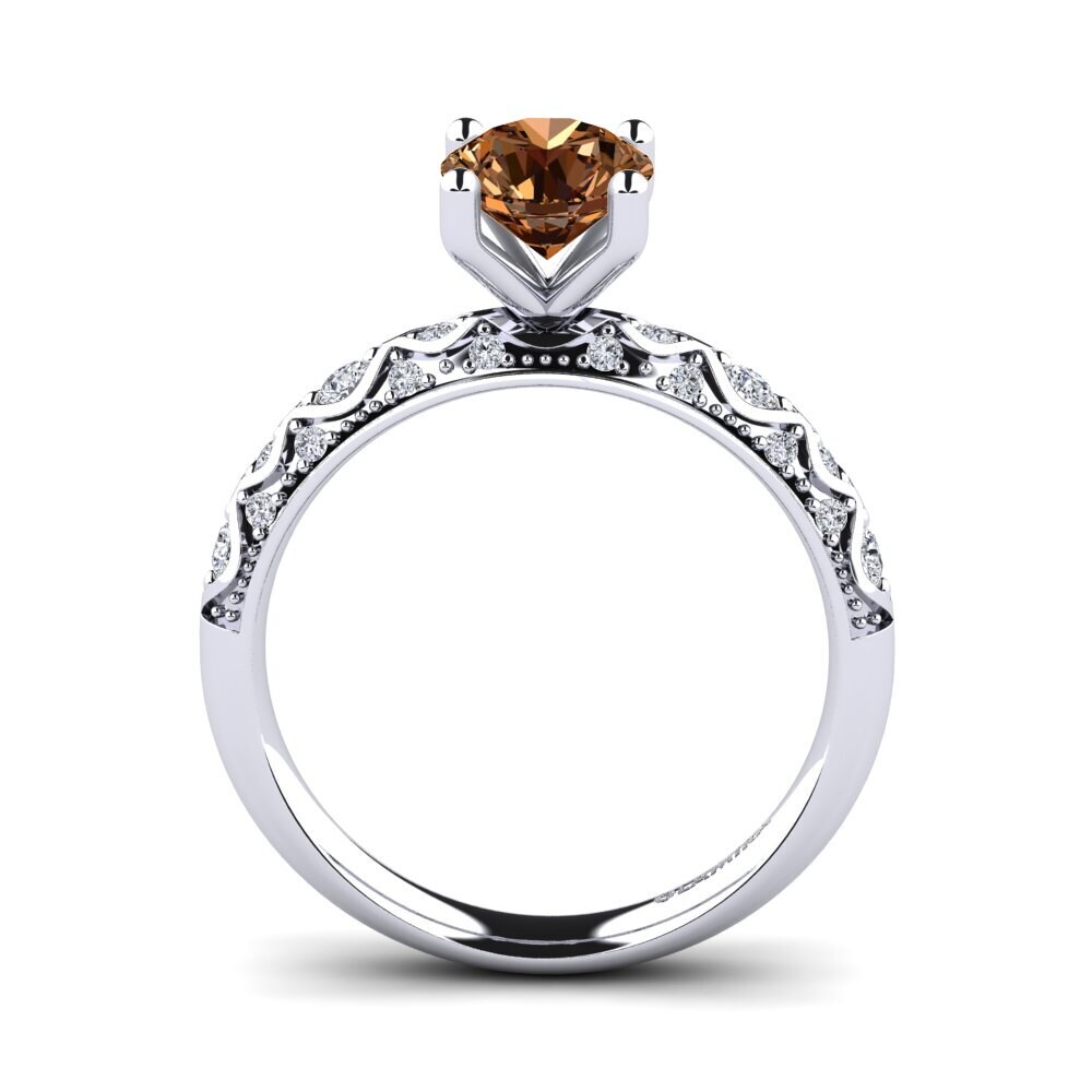 Brown Diamond Engagement Ring Ebonie