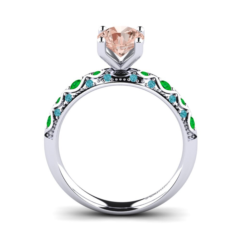 Morganite Engagement Ring Ebonie