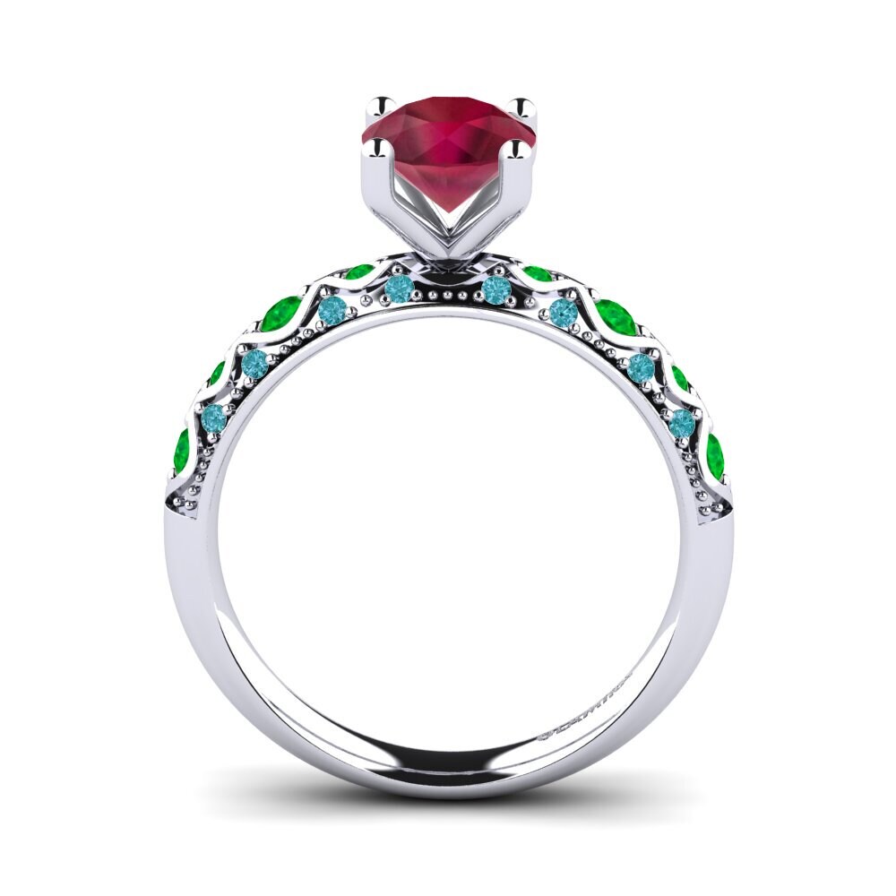 Ruby Engagement Ring Ebonie