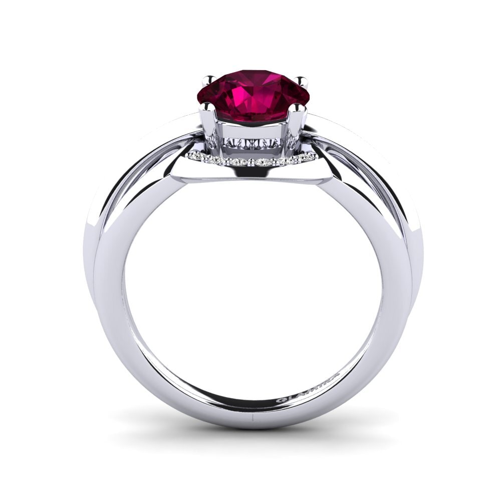 Rhodolite Garnet Women's Ring Ecgemd