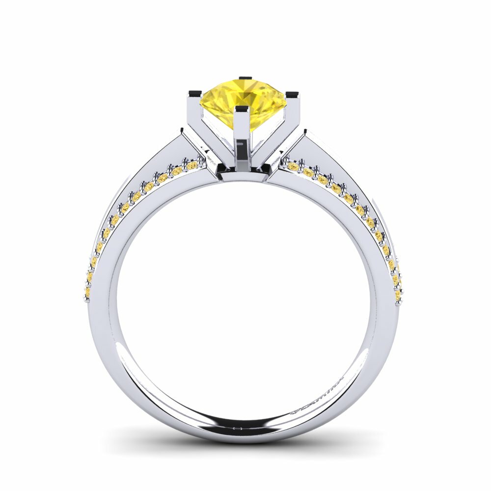 Yellow Sapphire Engagement Ring Eddy
