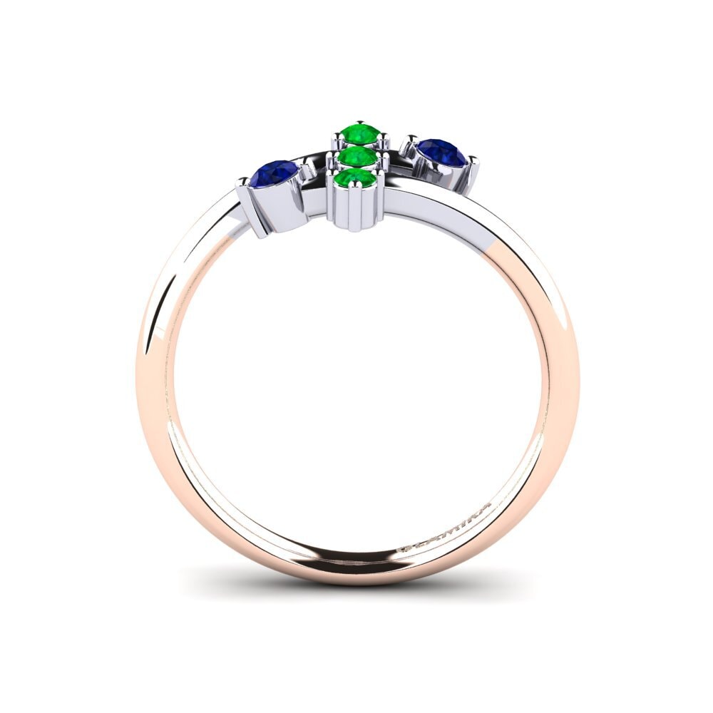 14k Rose & White Gold Ring Edelle