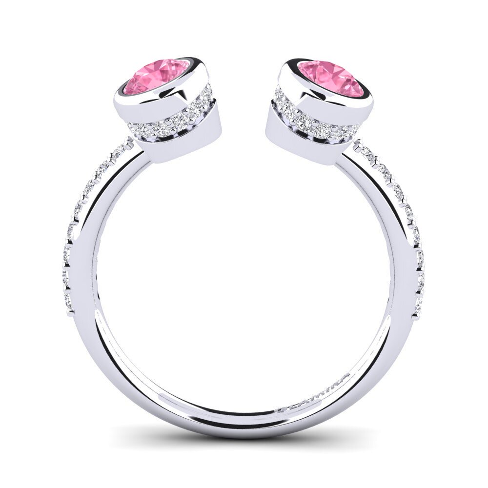 Pink Sapphire Engagement Ring Edlinna