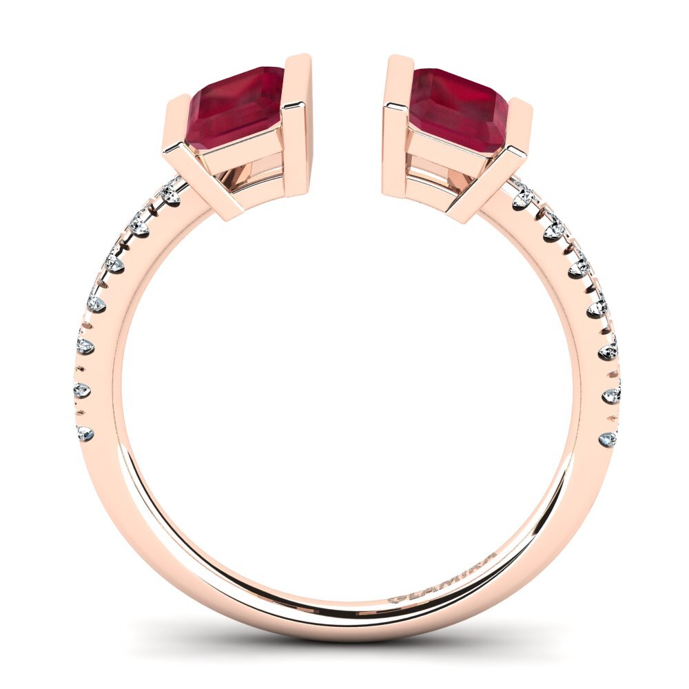 Ruby Engagement Ring Edwardina