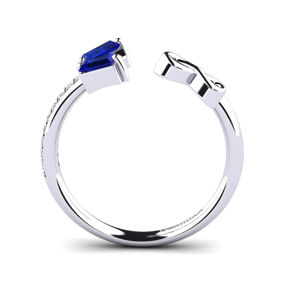 Baguette Sapphire Ring Edy