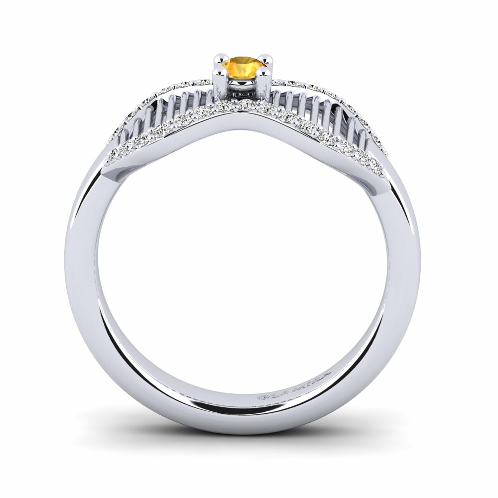 Citrine Ring Eellio