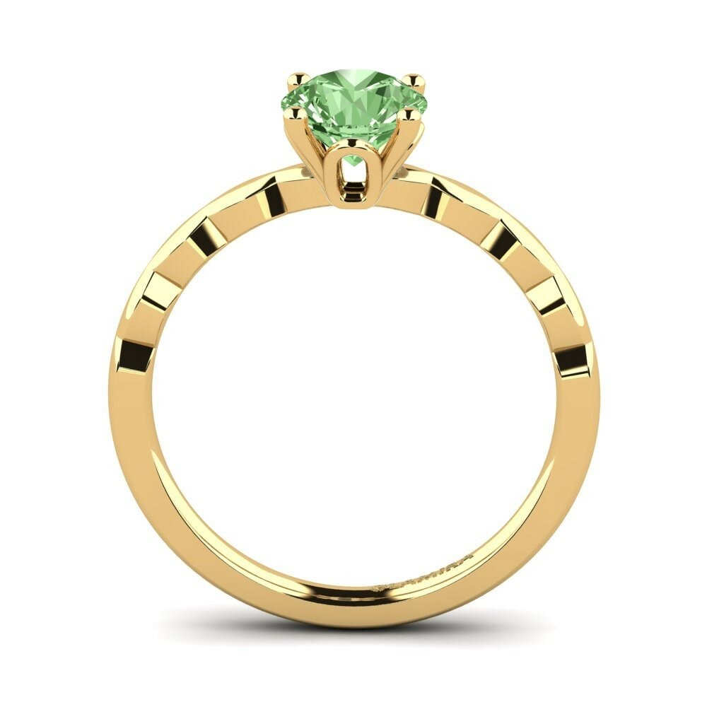 14K Geel Goud Verlovingsring Effie 0.8 crt