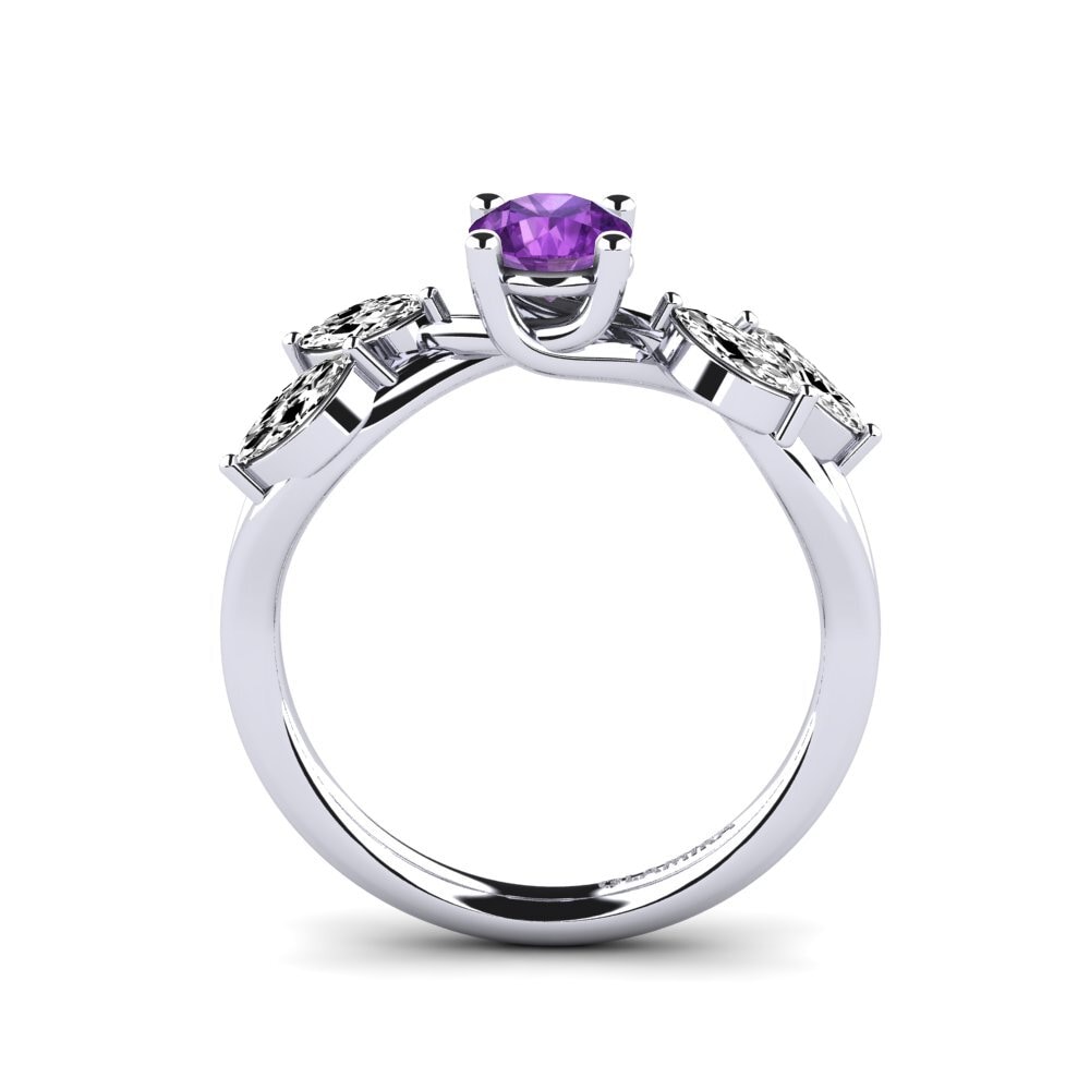 Amethyst Engagement Ring Egbertine
