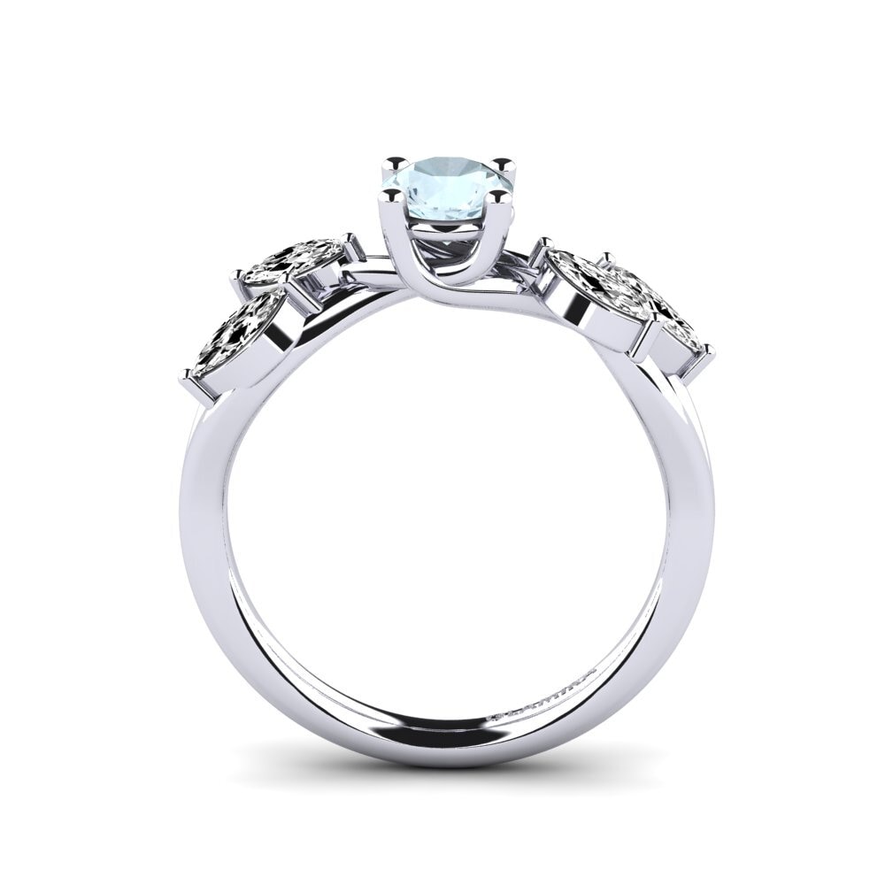Aquamarine Engagement Ring Egbertine