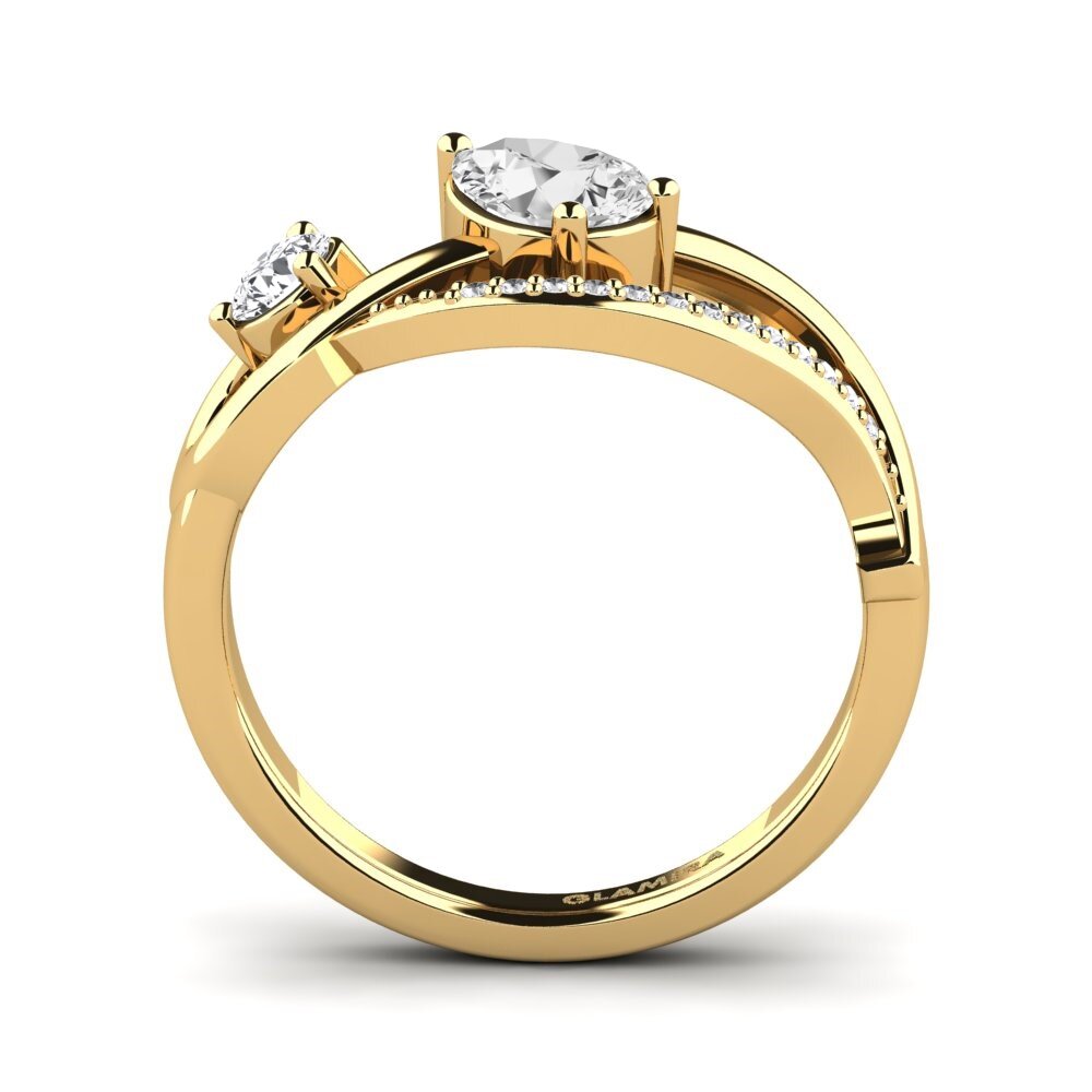 White sapphire Ring Eider