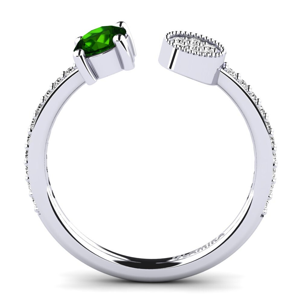 Turmalina verde Anillo Eilise