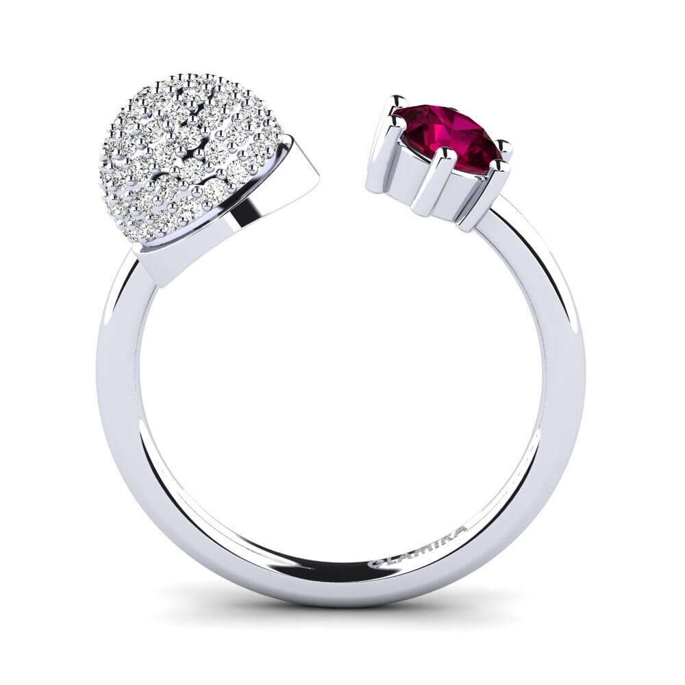 Rhodolite Garnet Ring Eilona