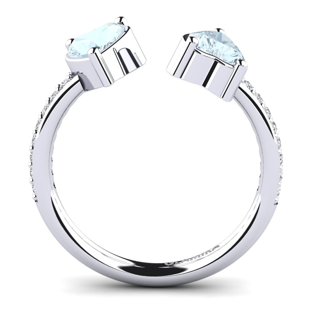 Aquamarine Engagement Ring Eionia