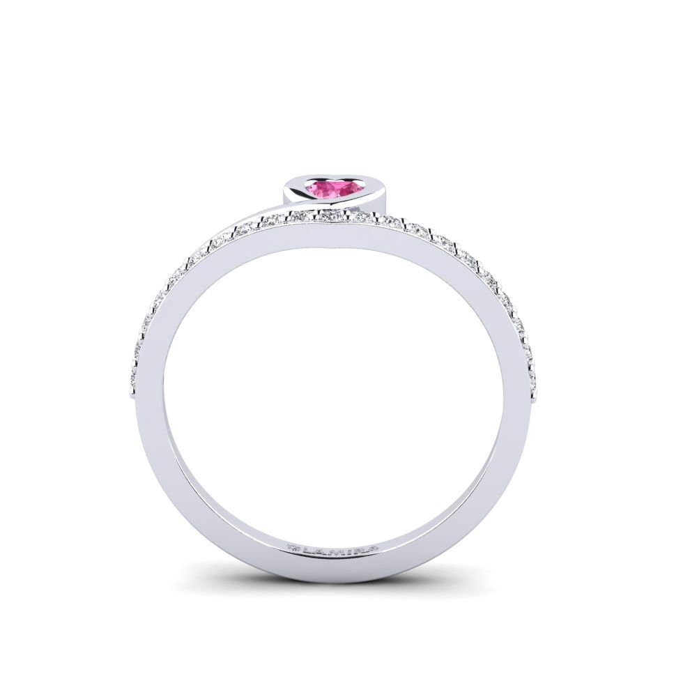 Pink Sapphire Engagement Ring Element