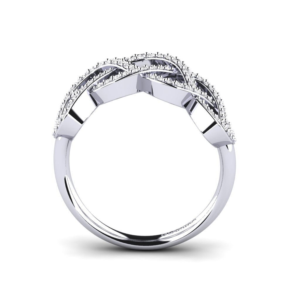 White sapphire Ring Eliorah