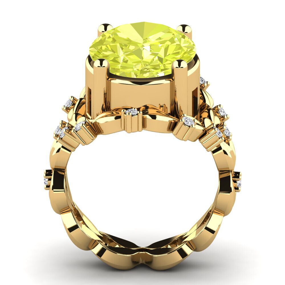 Lemon Quartz Ring Ellan