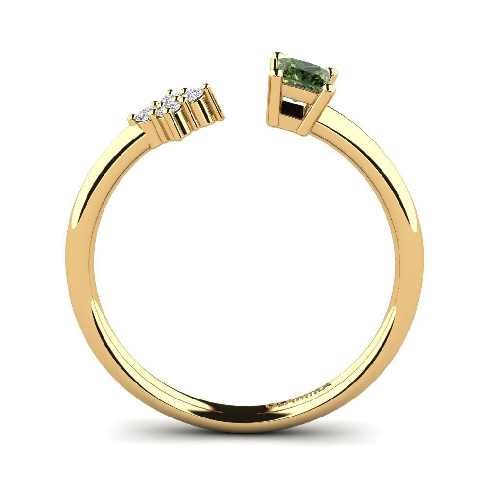 Green Sapphire Ring Elliana