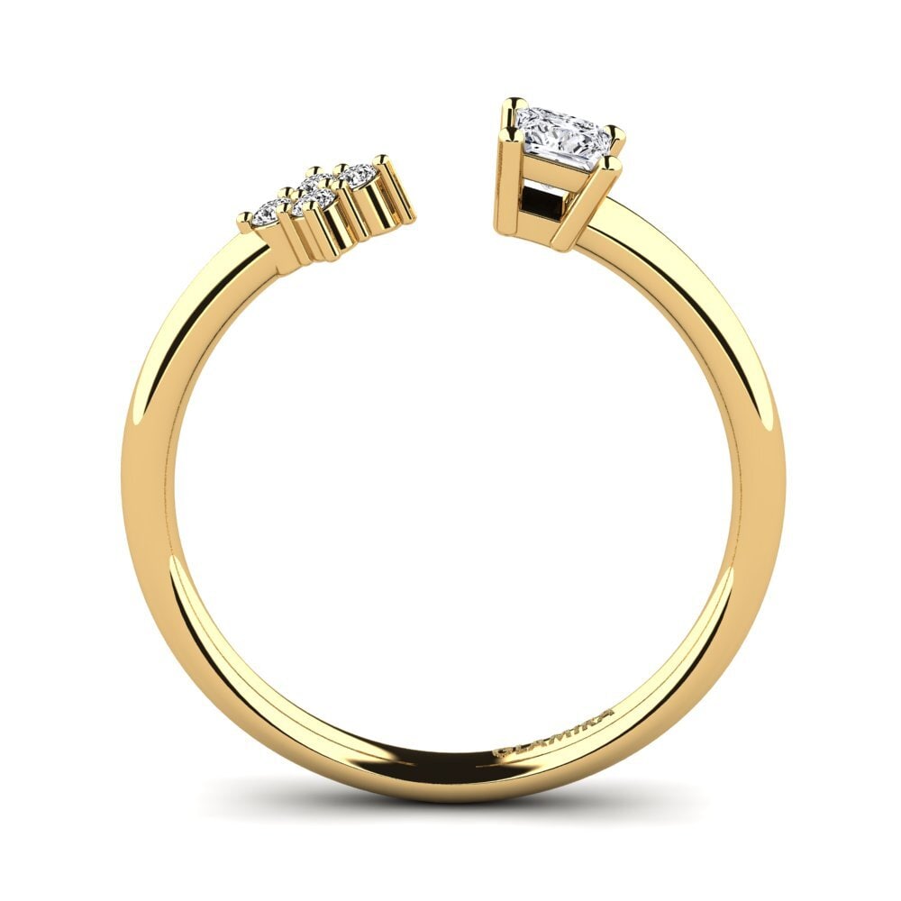 Princesa Moissanita Anillo Elliana