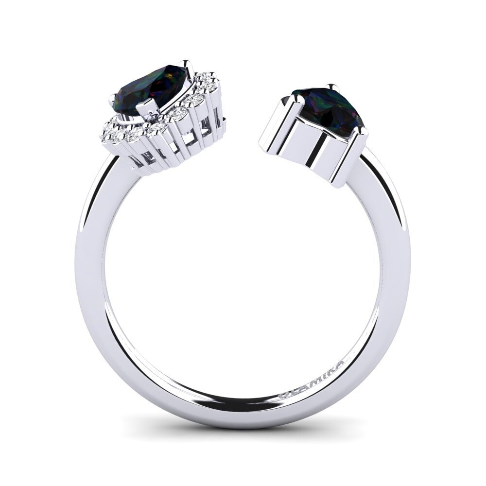 Black Opal Women's Ring Ellish