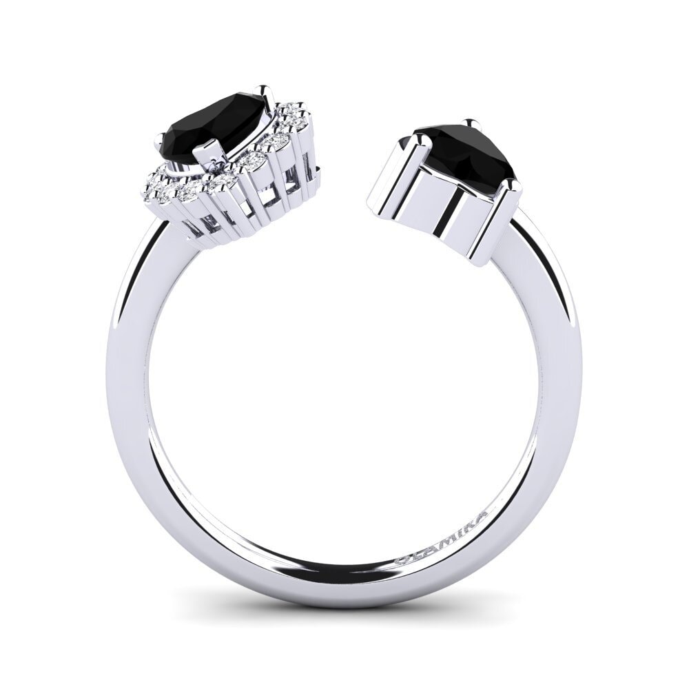 Zaffiro Nero Anello da donna Ellish