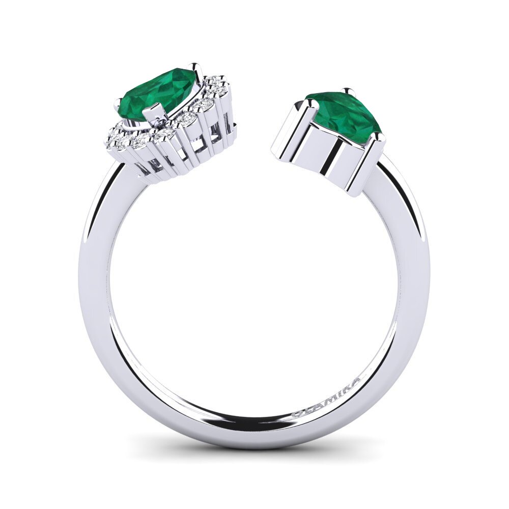 Heart Emerald Women's Ring Ellish